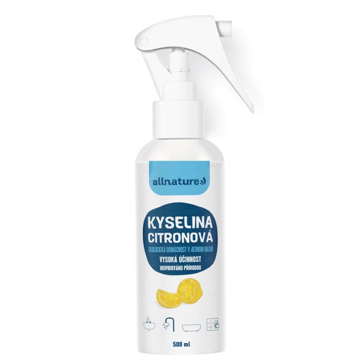 Kyselina citrónová - sprej - predaj upratovacích potrieb - 500 ml