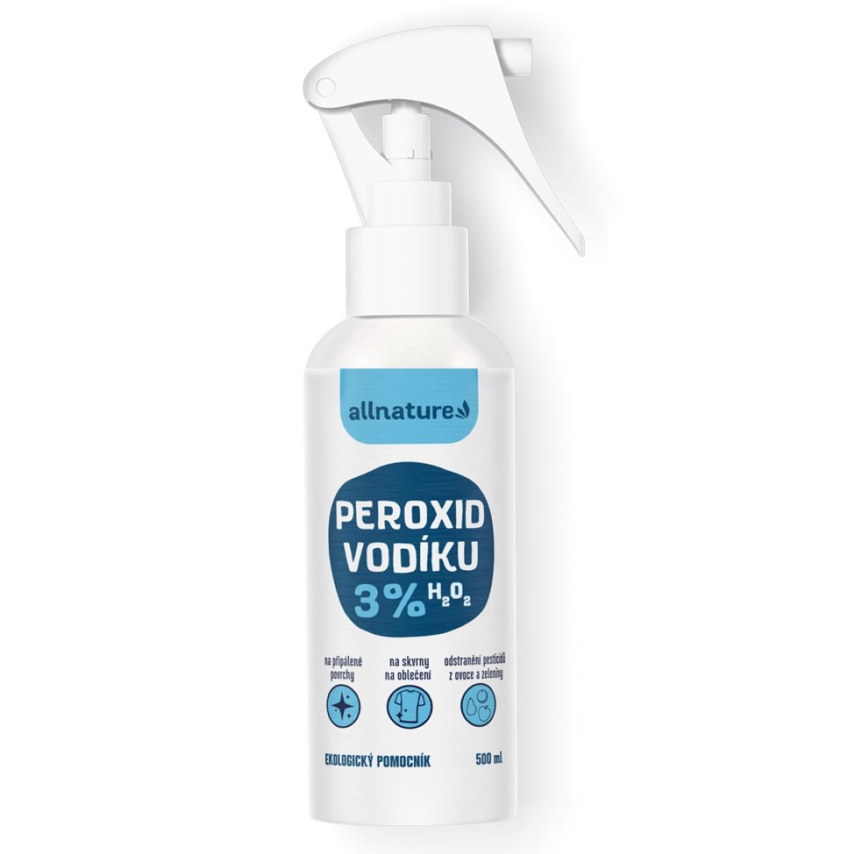 Peroxid vodíka 3 % - sprej - predaj upratovacích potrieb - 500 ml