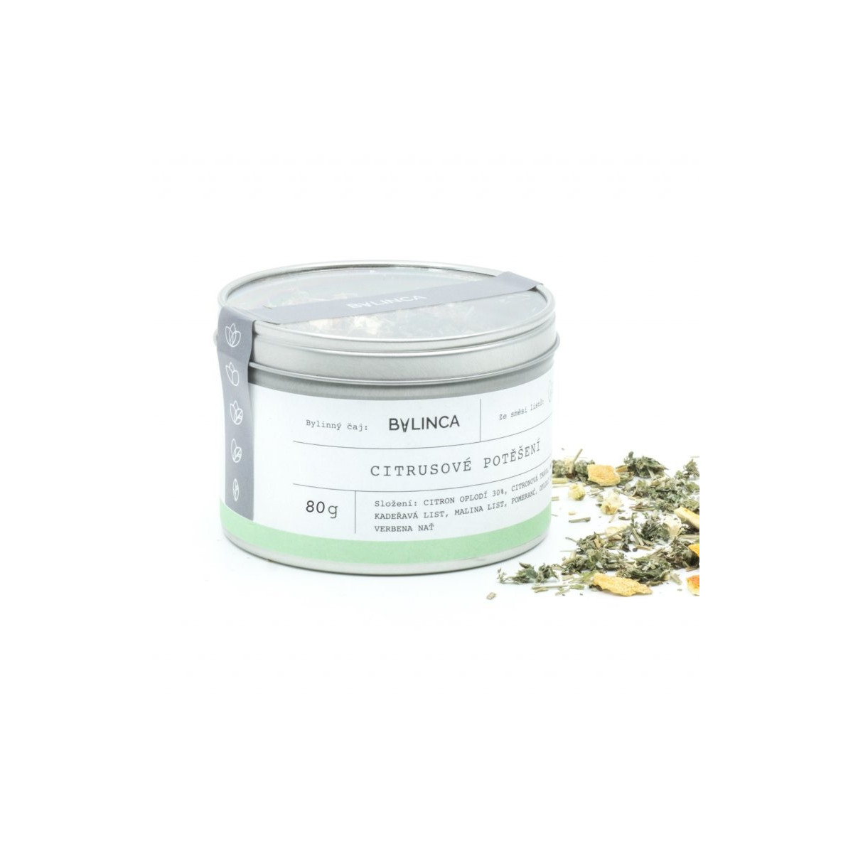 Citrusové potešenie - zmes byliniek - bylinkové čaje - 80 g